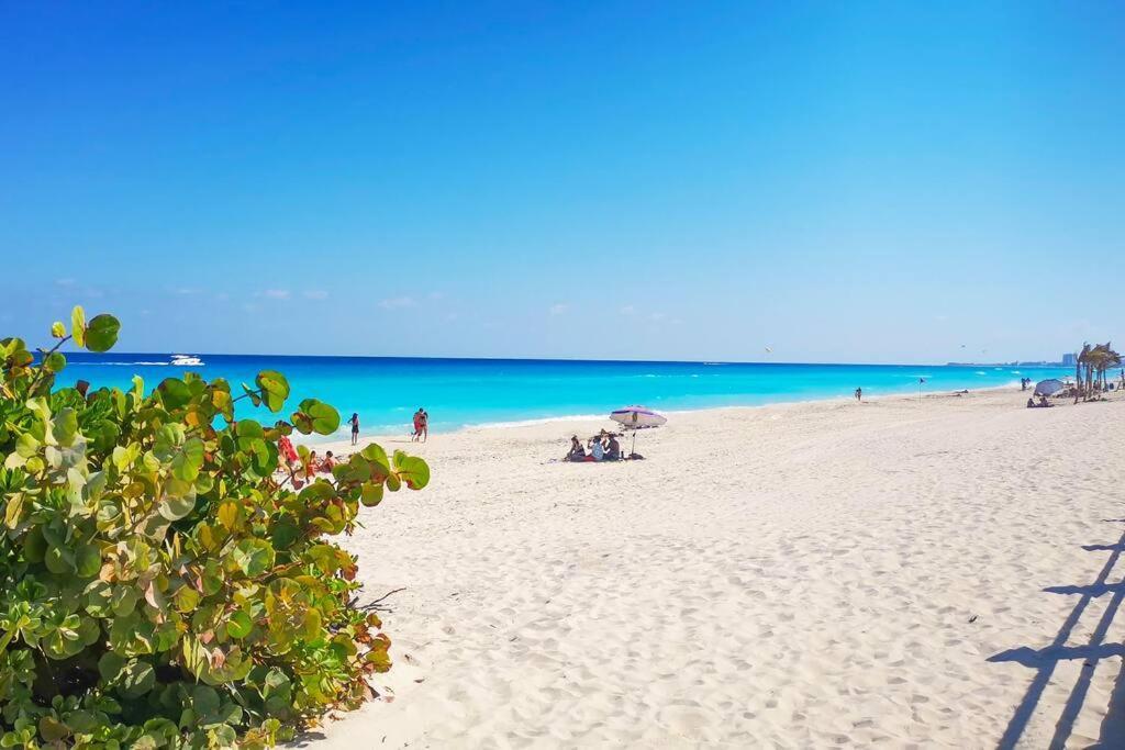 Villa Aurora Beautiful Beachfront Apartment カンクン エクステリア 写真