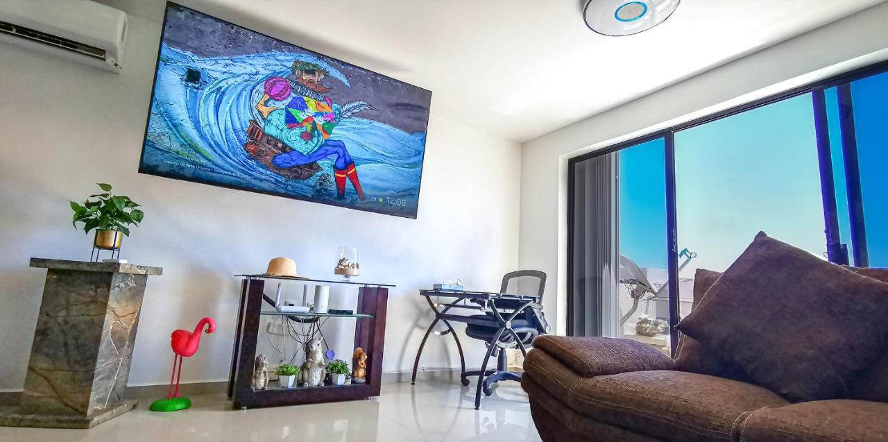 Villa Aurora Beautiful Beachfront Apartment カンクン エクステリア 写真